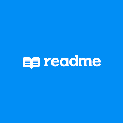 Illustration representing a README file